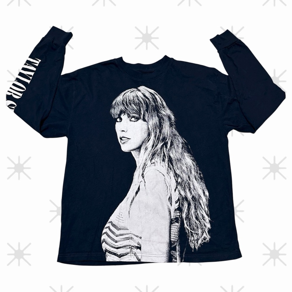 Taylor Swift Eras Tour Long Sleeve Graphic Shirt Swiftie Fan Crewneck